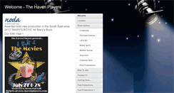 Desktop Screenshot of havenplayers.com