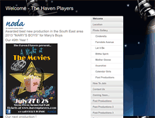 Tablet Screenshot of havenplayers.com